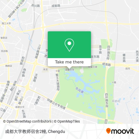 成都大学教师宿舍2幢 map
