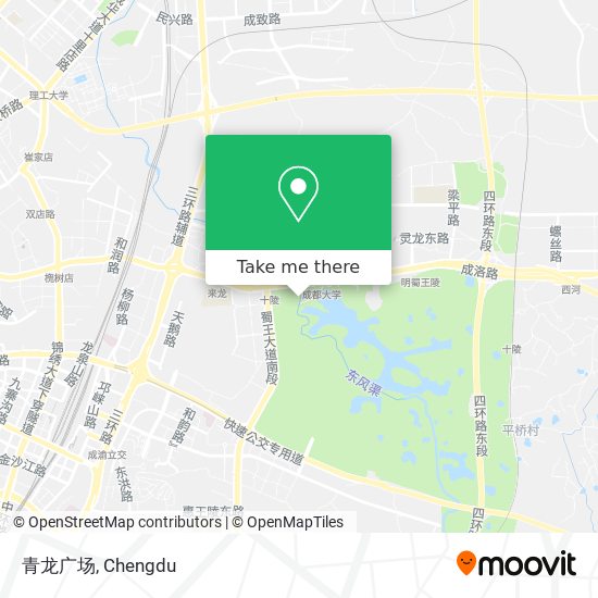 青龙广场 map