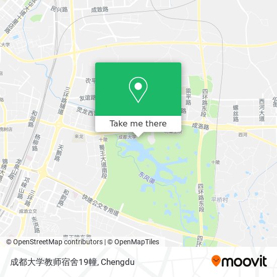 成都大学教师宿舍19幢 map