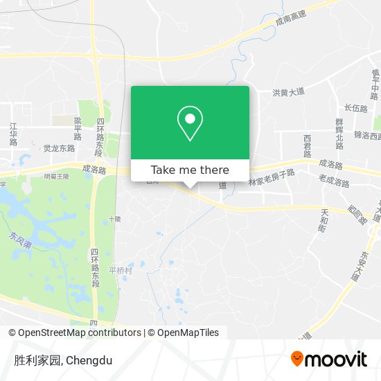 胜利家园 map