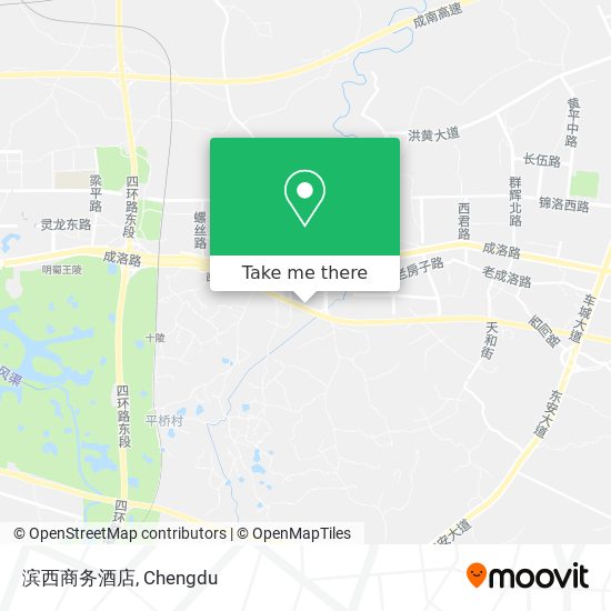 滨西商务酒店 map