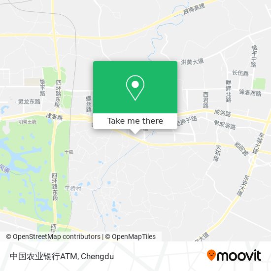 中国农业银行ATM map