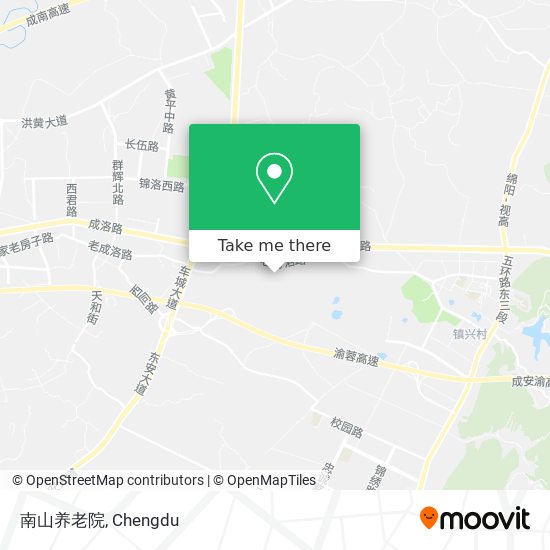 南山养老院 map