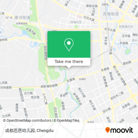 成都思恩幼儿园 map