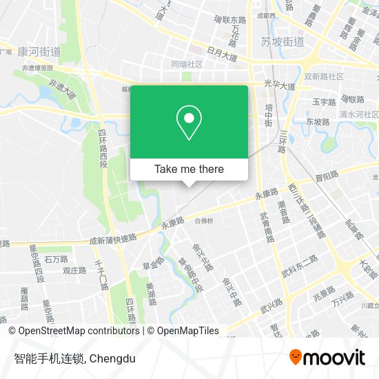 智能手机连锁 map