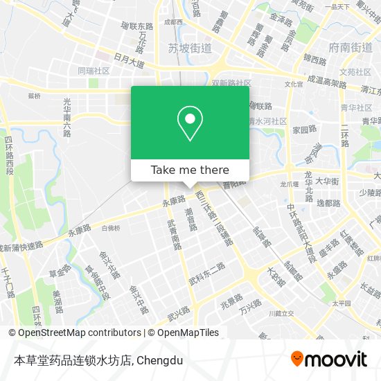 本草堂药品连锁水坊店 map