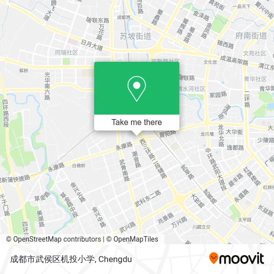 成都市武侯区机投小学 map