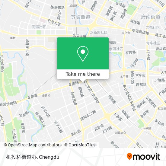 机投桥街道办 map