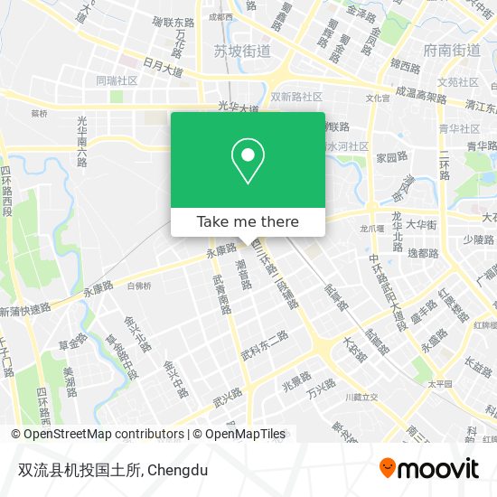 双流县机投国土所 map