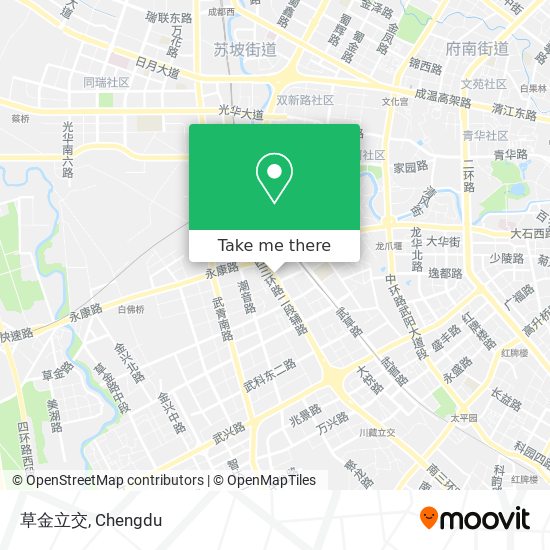 草金立交 map
