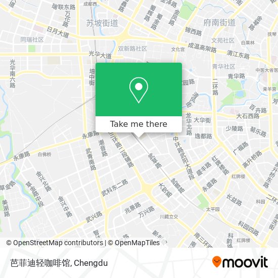芭菲迪轻咖啡馆 map