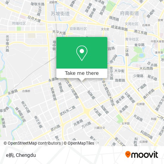 e购 map