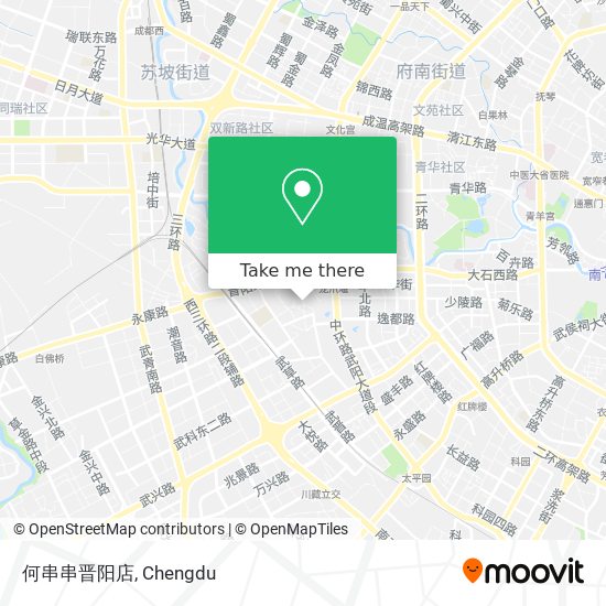 何串串晋阳店 map