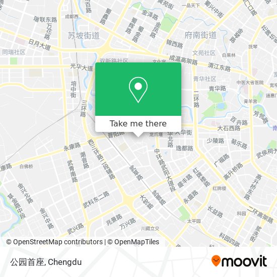 公园首座 map