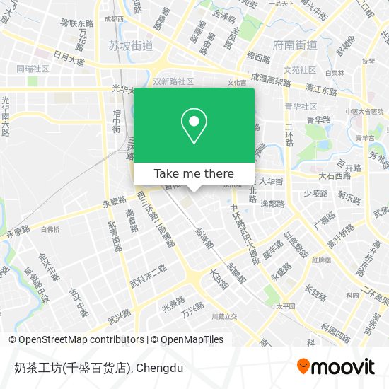 奶茶工坊(千盛百货店) map