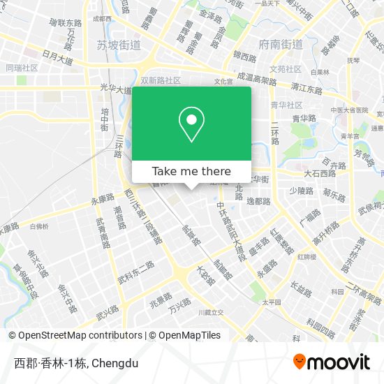 西郡·香林-1栋 map