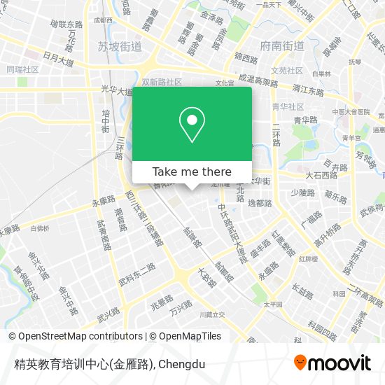 精英教育培训中心(金雁路) map