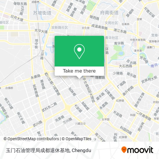 玉门石油管理局成都退休基地 map