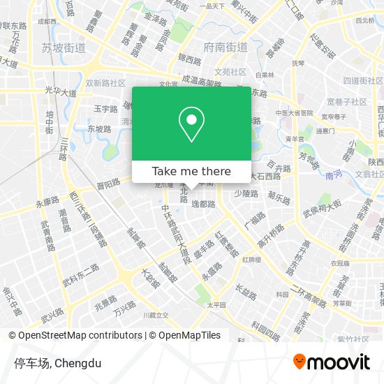 停车场 map