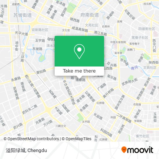 溢阳绿城 map