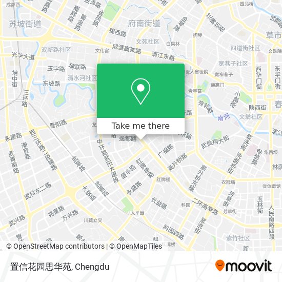 置信花园思华苑 map