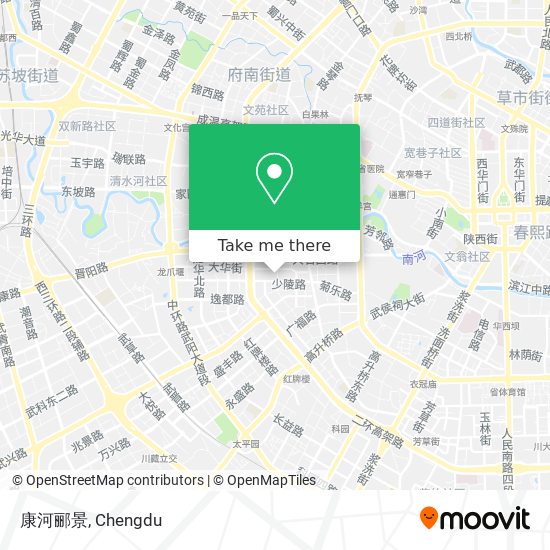 康河郦景 map