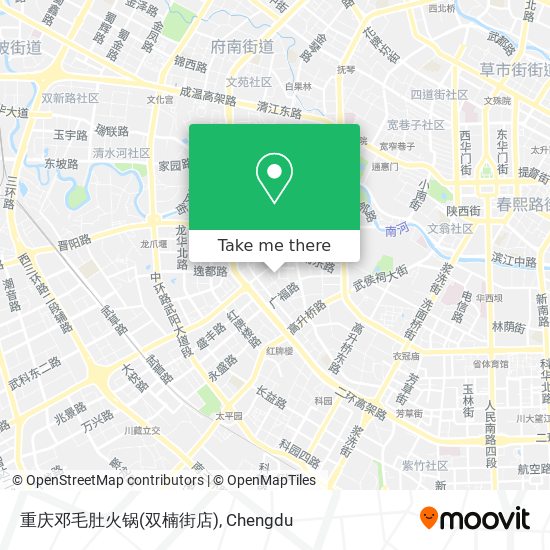 重庆邓毛肚火锅(双楠街店) map