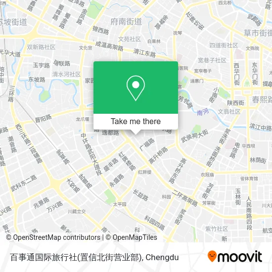 百事通国际旅行社(置信北街营业部) map
