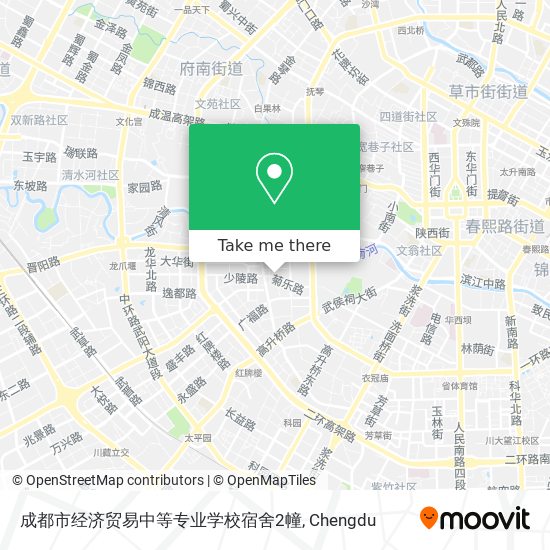 成都市经济贸易中等专业学校宿舍2幢 map