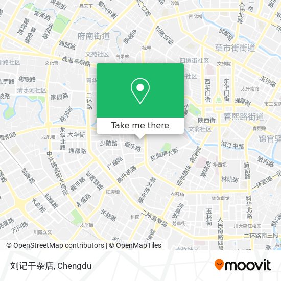 刘记干杂店 map