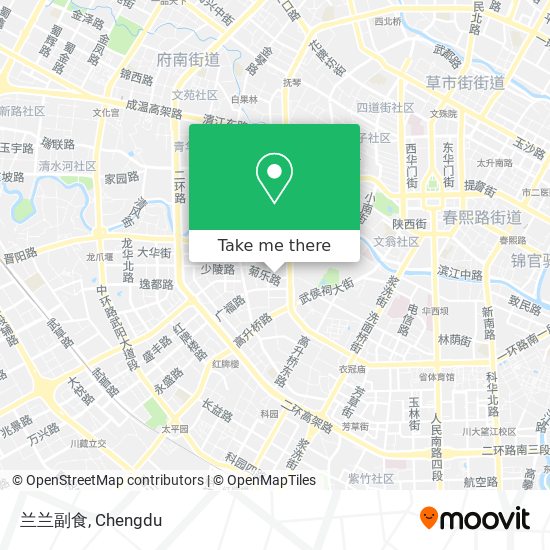 兰兰副食 map