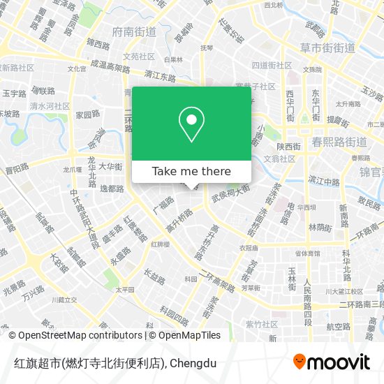 红旗超市(燃灯寺北街便利店) map