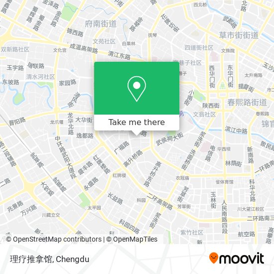 理疗推拿馆 map