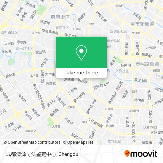 成都清源司法鉴定中心 map