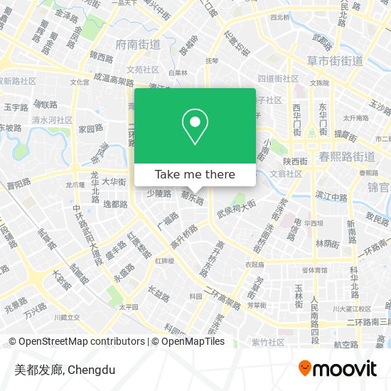 美都发廊 map