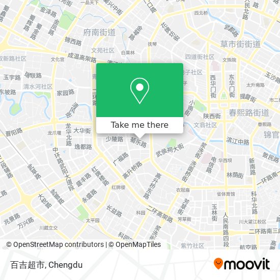 百吉超市 map