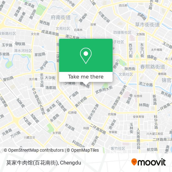 莫家牛肉馆(百花南街) map