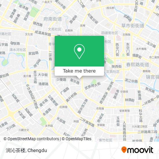 润沁茶楼 map