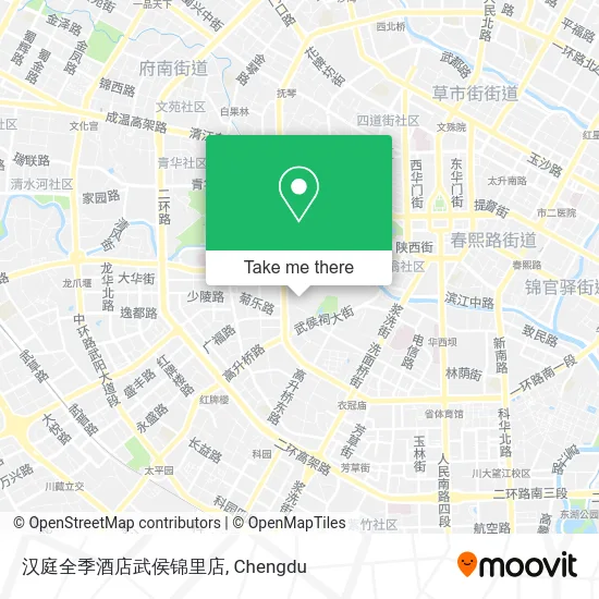 汉庭全季酒店武侯锦里店 map
