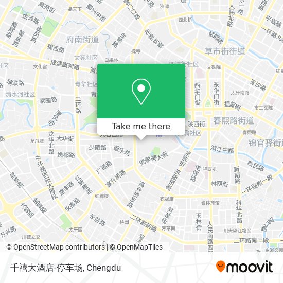 千禧大酒店-停车场 map