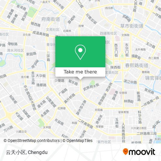 云天小区 map