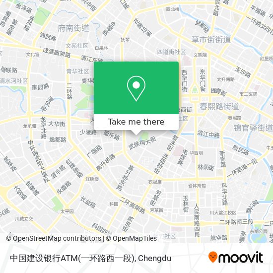 中国建设银行ATM(一环路西一段) map