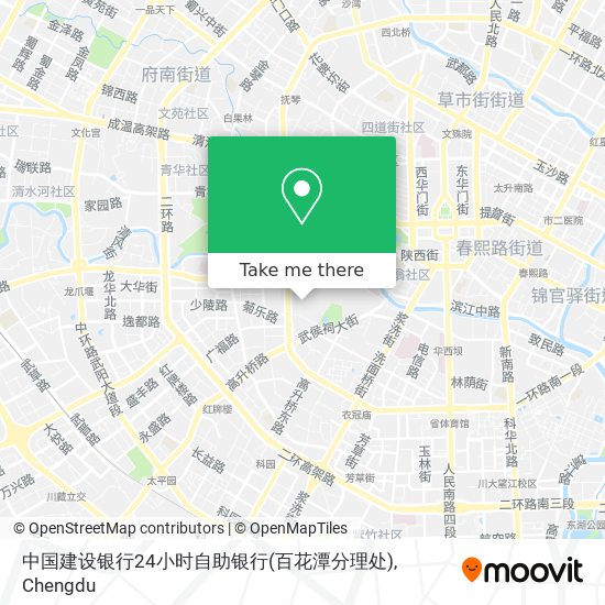 中国建设银行24小时自助银行(百花潭分理处) map