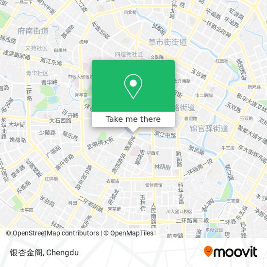 银杏金阁 map