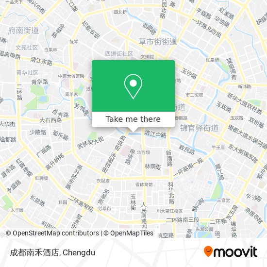 成都南禾酒店 map