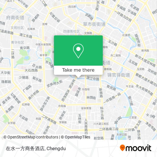 在水一方商务酒店 map
