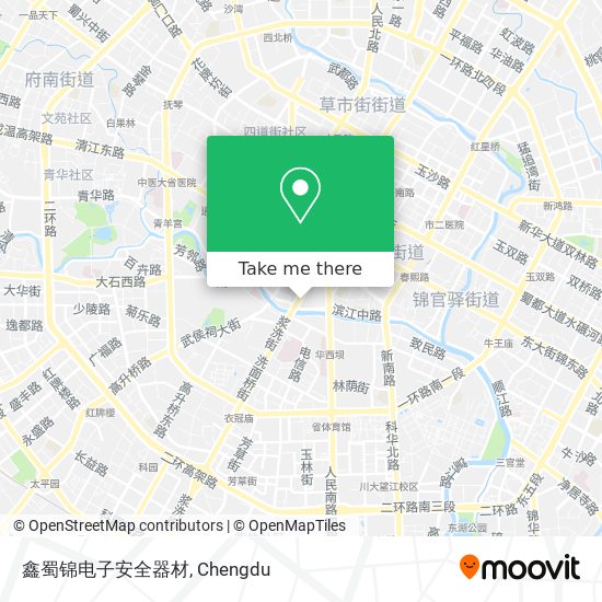鑫蜀锦电子安全器材 map