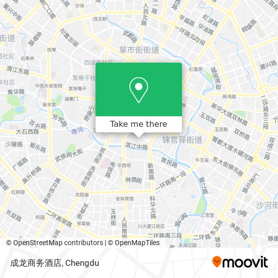 成龙商务酒店 map