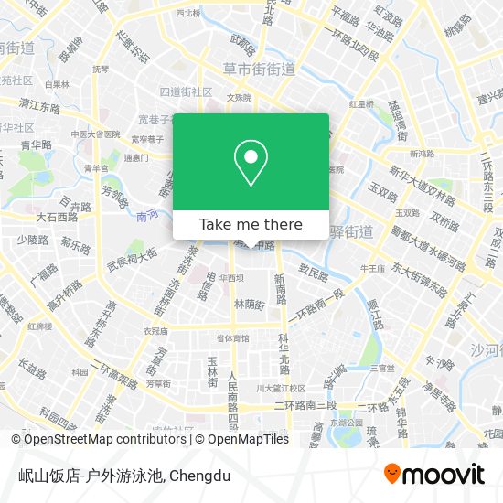 岷山饭店-户外游泳池 map
