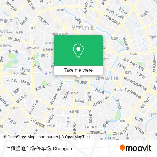 仁恒置地广场-停车场 map